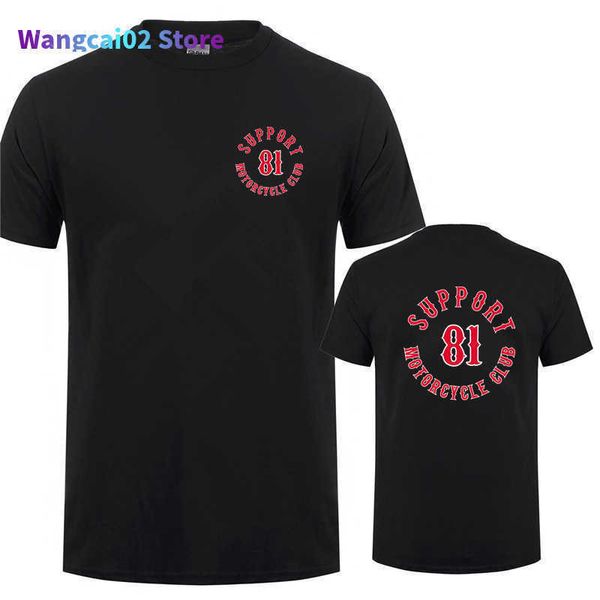 Herren T-Shirts Herren T-Shirts Support 81 Motorcycle Club To 2019 T-Shirt Sommer Herren Baumwolle Kurzarm T-Shirts Support 81 Man Tops T-Shirt 021723H