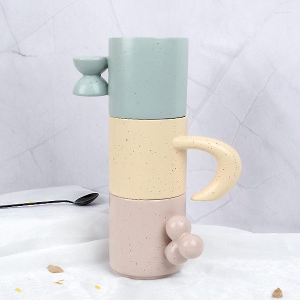 Tazze di Buona Qulity Creativo Uva Banana Porcellana Caffè Artigianale Tazze di Ceramica per la Colazione Per Tè Latte Succo di Frutta Articoli e Attrezzature per Acqua, Caffè, Tè