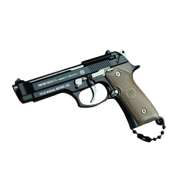 Mode Zubehör Metall Pistole Pistole Beretta 92F Miniatur Modell Schlüsselbund Qualität Sammlung Spielzeug Geburtstag Geschenke 1086 Drop Lieferung Spielzeug DHCP2