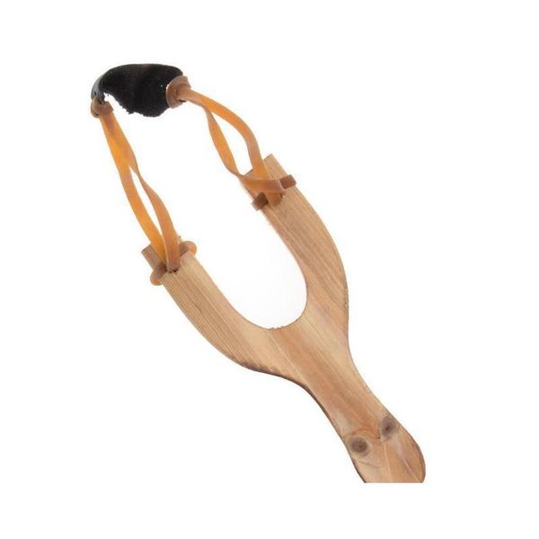 Neuheit Spiele Kinder Holz Slings Gummi String Traditionelle Jagd Werkzeuge Kinder Outdoor Spielen Sling SS Schießen Spielzeug Drop Lieferung Dhg7Y