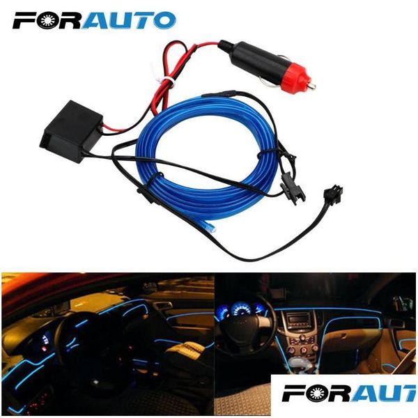 Luzes decorativas 2m 12V LED LUZ TIPAS DE LUZ DE CARROS FLEXILENTE EL LAMPO DE LAMBLHO DE FIO DE VIￊS L￢mpadas de decora￧￣o de interior Delive Externo Delive Dhrmk