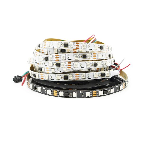 Striscia LED indirizzabile RGB WS2811 Strisce LED 12V 60LED/m Colore da sogno Programmabile Digitale flessibile LED Pixel Rope Light Impermeabile IP65 usastar