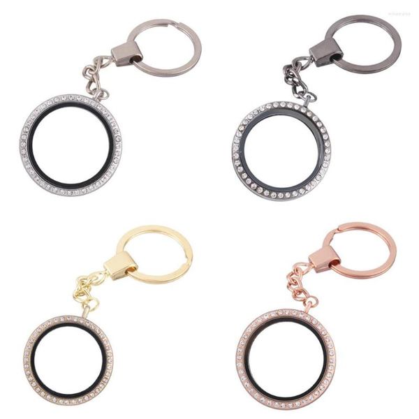 Keychains 10pcs/lote 30mm LIGADO REALHA MEMÓRIA VIDO VIDRO RELICARIO PENELETE PENELENTE JOVIAS FAZENDO AMBRENCIO