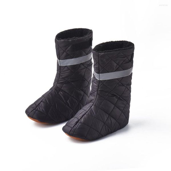 Mulheres meias Rimix Sapatos de inverno de inverno Algodão interno quente mudo de piso alto capa de pé à prova de frio