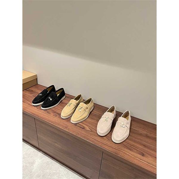 Scarpe firmate originali italiane Rolopiana LP pelle di pecora Rage Lucky Lazy persone pedale stile business resistente all'usura antiscivolo casual elegante scarpe singole da donna