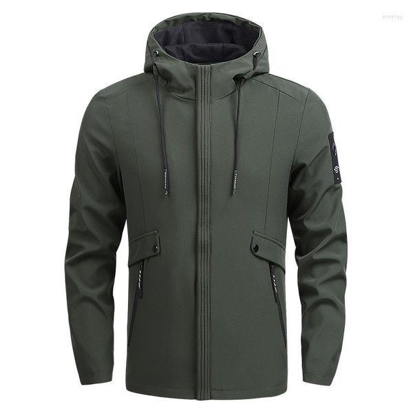 Jackets masculinos esportam casacos magros masculinos masculinos mais tamanhos 5xl Casual Capuz de casacos de bombas