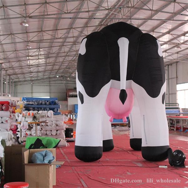 Gigante gigante personalizado vacas lácteas holandesas para publicidade feita na China