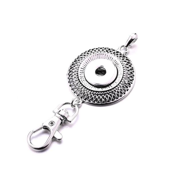 An￩is -chave Metal Buttons Snap 18mm Bot￵es Chain Chain Saco Snaps Keyring For Mull Men Jewelry Drop Delivery Dhu35