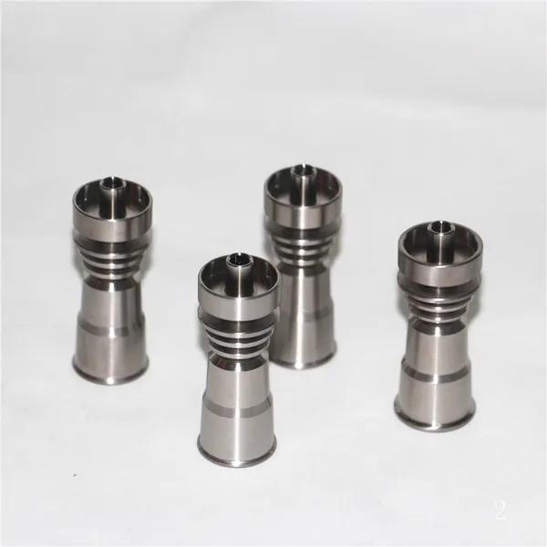 Rauchpfeifen Titannagel 10 mm 14 mm 18,8 mm 4 in 1 domeless Titannagel männlich weiblich Gelenk für Glas Wasserpfeife Bong