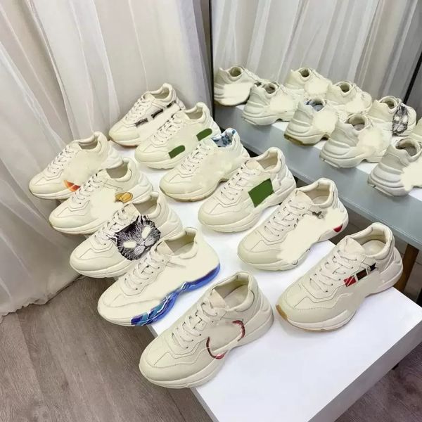 Mens Ryton Rahat Sneaker Baba Ayakkabı Paris Moda Kadın Ayakkabı Platformu Spor Eğitimleri Çilek Fare Dalga Ağız Tiger Web Baskı Erkek Ayakkabı 34-45