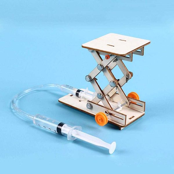 DIY Science Educational Scientific Experiment Kit Hydraulic Table Model Physics School STEM Projects