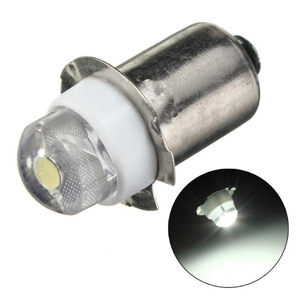 Luci da bici P13.5s Silver Bulb Camping Bicycle LED DC 6V Luce bianca di ricambio luminoso