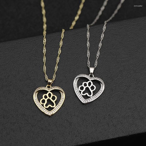 Подвесные ожерелья Zhijia Top Brand Женское ожерелье в форме сердца хрустальное стразы Заявочный срок