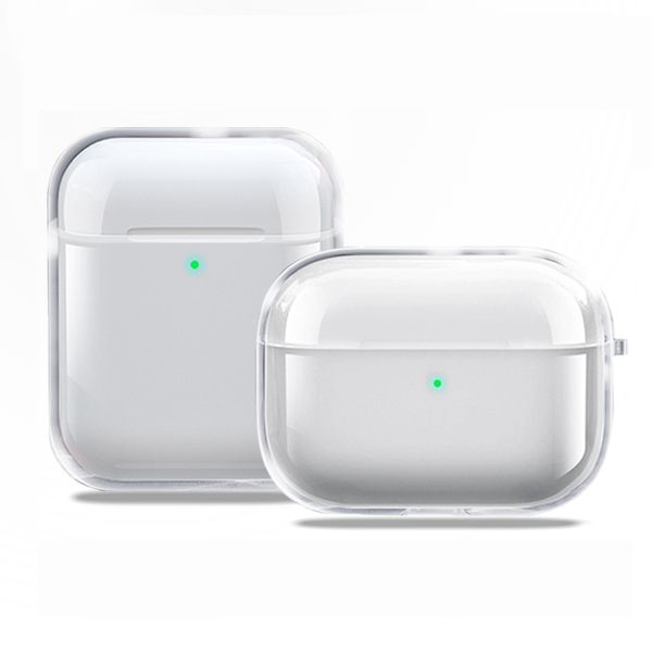 Estoque nos EUA 1-3 dias Entrega melhor qualidade para Airpods pro 2 acessórios de fone de ouvido de 2ª geração TPU sólido capa protetora de fone de ouvido capa de carregamento sem fio