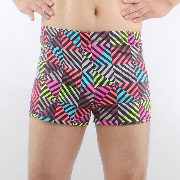 Shorts masculinos geométricos de alia-impressão sexy masswear grande mass banho curto size xxxl masculino swimsuitmen's
