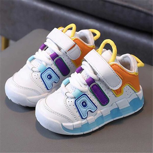 Spring Fashion Kids Schuhe Herumn Kinder Sportschuh PU Leder Sportschuhe Kleinkind Girls Jungen Casual Sneakers 5188