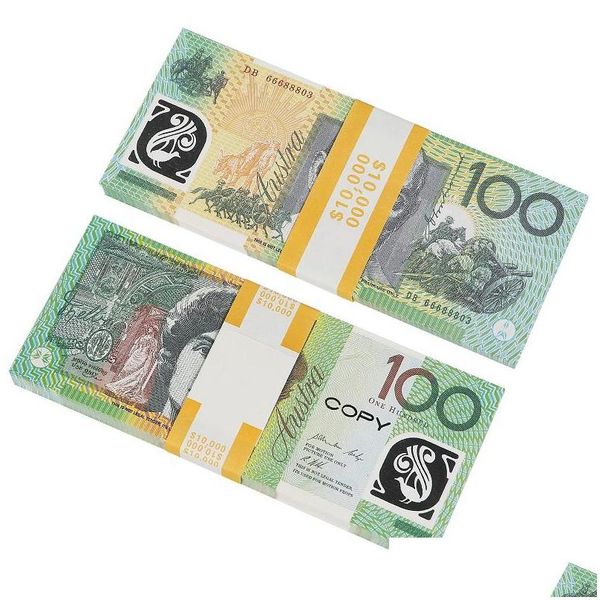 Auto DVR Puppen Prop Geld Faux Billet Kopierpapier Festliche Party Spielzeug USA 20 50 100 gefälschte Dollar Euro Film Banknote für Kinder Weihnachten Gi Dho0KV8I8