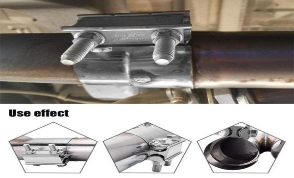 Многообразные детали из нержавеющей стали 25 -дюймовой 63 -мм зажима выхлопной трубы Bujoint Land для автомобиля Motocycle7137247