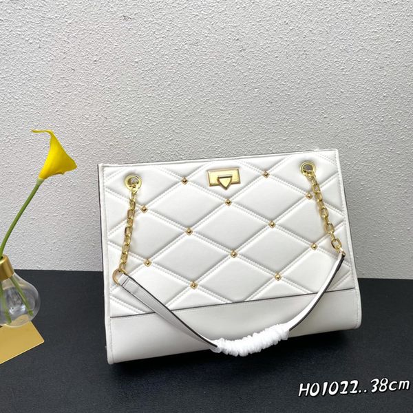 Bolsas de luxo bolsas designer mk shopping bolsa serena a sacola de bolsa grande diamante padronizar bolsas de ombro feminino de rebite design de moda crossbody saco novo