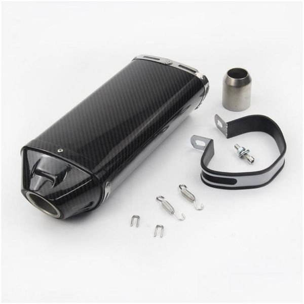 Car DVR Motorradabgase -Schalld￤mpfer 51 mm Kohlefaserspitze f￼r ZX6R ZX636 CBR1000RR CBR600RR DROPBELIEBEN MￖGLICHE MO DHN5Z