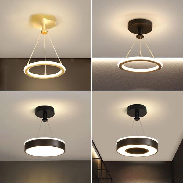 Kronleuchter Moderne LED-Innenlampen für Gang, Korridor, Balkon, Dachboden, Schlafzimmer, Schließfach, Wohnzimmer, Heimdekoration, Beleuchtung, Kronleuchter