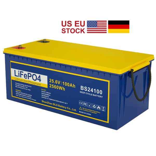 12V 90AH 100Ah 180AH 200AH LiFePO4 Deep Cycle Batterie mit BMS Camp Ersetzen Sie die Notstromversorgung Solar EV RV BOOT EU DHL Schiff