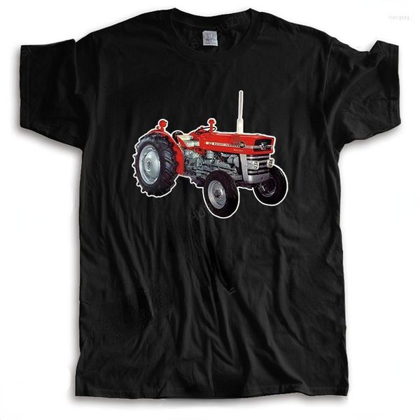 Мужские рубашки мужская уличная одежда для рубашки мода мода Масси Фергюсон 135 Винтажные тракторы Смешная летние топ