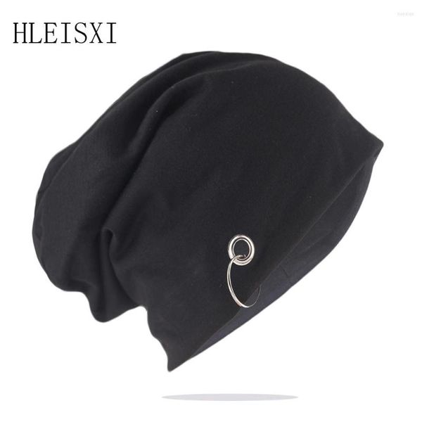 Berretti Moda Autunno Berretti caldi Skullies Casual Soft Band Ring Girls Hat Gorras Out Door Sport Brand Cappelli Hip Hop Vendita