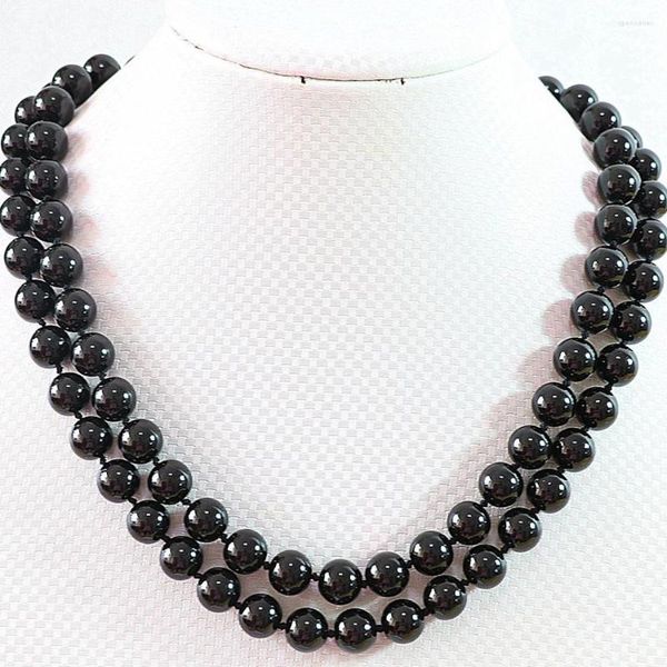 Цепи модные украшения круглое длинное цепное ожерелье для женщин выпекать краски стеклянные ожерелья.