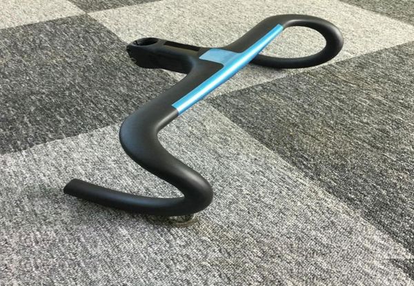 Manubri da strada integrati ultraleggeri a colori personalizzati UD Manubrio in carbonio nero opaco Accessori per bici da ciclismo8376688