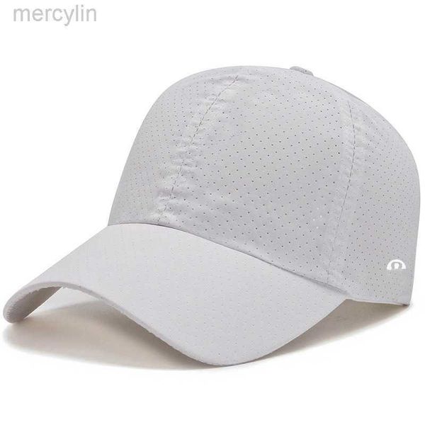 Tasarımcı Lululemens Bayan Şapka Caps Beyzbol Şapkaları Hızlı kuruyan beyzbol şapkası Ter emici spor güneşlik güneşlik beyzbol şapkası ördek dil gri