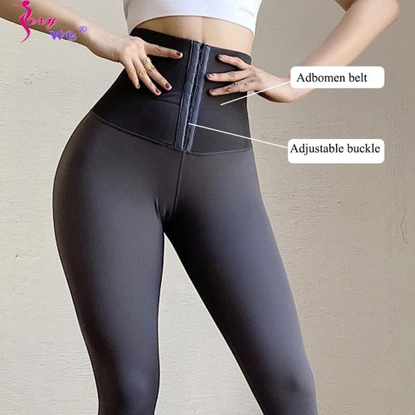 Vita Tummy Shaper SEXYWG Leggings da donna Pantaloni dimagranti Vita Trainer Up Butt Lifter Sexy Shapewear Tummy Control Mutandine Pantaloni 230217