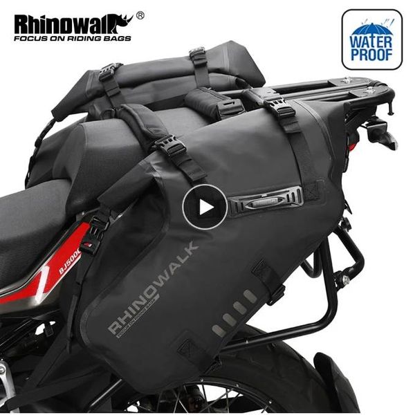 Motorradtasche, 28 l, wasserdicht, 2 Stück, universelle Passform, Motorrad-Gepäcktasche, Satteltaschen, seitliche Aufbewahrung, Gabel, Reisegepäck