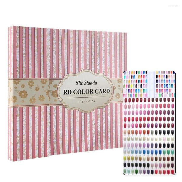 Kit per nail art Modello professionale per smalto gel espositore per colori Libro dedicato 120 grafici per carte Strumenti per manicure per pittura