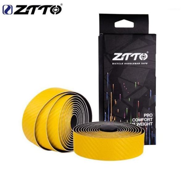 Manubrio bici Componenti ZTTO Road Bar Tape Manubrio EVA PU Alta qualità Durevole Prova Roadbike Toughness Bartape con tappo B4962135