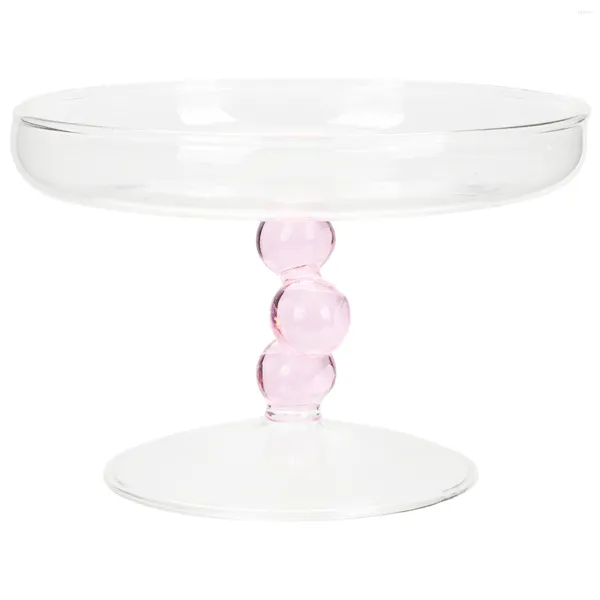 Tigelas Bolo de bandeja de bandeja de bandeja de bandeja Stand Stand Fruit Serving Dish Bowl Cupcake Selder Crystal Wedding Decorative Rack Platter Jewelry