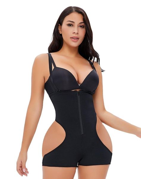 Kadın şekillendiricileri seksi omuz askısı iç çamaşırı yüksek bel ince karın kontrol külot kadın vücut şekillendirici bulifter shapewear bodysuitwomen