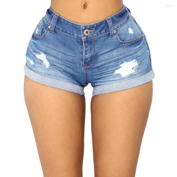 Damesshorts Collectie Casual Zomer Denim Vrouwen Hoge Taille Rolzoom Sexy Jeans Korte Broek 2023