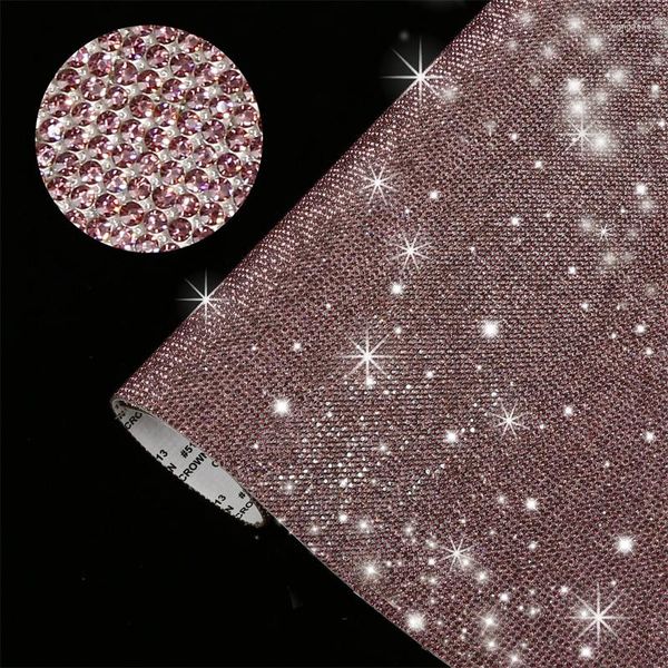 Duvar çıkartmaları 20x24cm Rhinestone Trim Kendi Yapışkan Kristal Sticker Elmas Cam Transfer Aplike Yamalar Diy Araba Telefon Dekorasyonu