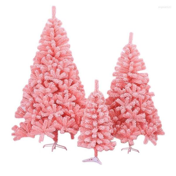 Decorazioni natalizie Decorazione rosa albero artificiale per ornamenti domestici Accessori regalo per l'anno