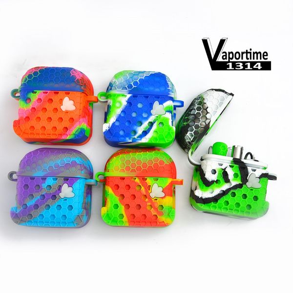 Accessori per narghilè per fumatori Kit per collettore di nettare per granate fumogene in silicone Punta in acciaio inossidabile Dabber Pipa per tabacco NC Multi colore 881