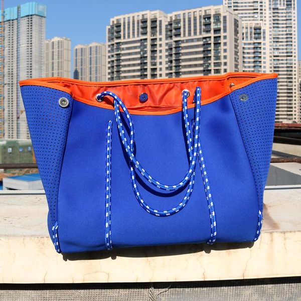 Вечерние сумки роскошная дайвинг ткань неопрена дышащая женская сумочка 2023 модная сумка с высокой пропускной способностью