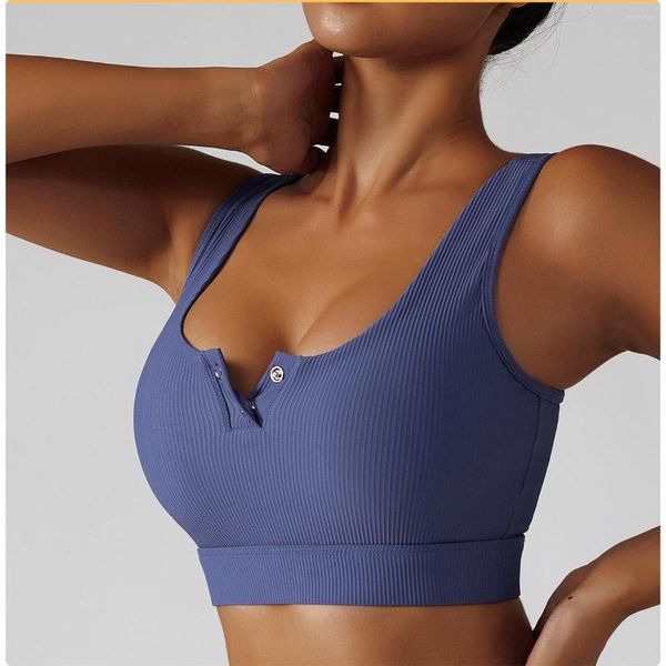 Roupa de ioga 2023 feminino sem fio Bra sem fio Crop Crop Crop Top Up Bras sólido feminino Sexy Tank Fitness Casual Workout Gym Wear