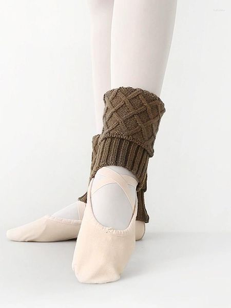 Stage Wear Dancer's Song Adult Dance Foot Guard Socks Allenamento femminile in autunno e inverno Protezione per balletto