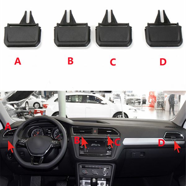 Painel frontal Ajustar a sa￭da de condicionamento do ar AC de clipe para VW Tiguan MK2 RLINE 2017-2021