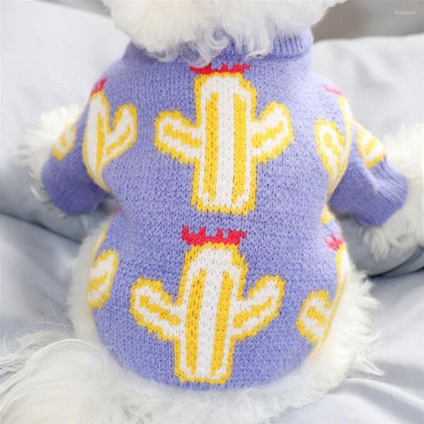 Hundebekleidung Sonderpreis Herbst und Winter Dicker Haustier-Strickpullover Katze Teddy Bichon Bomi Schnauzer Kleine Kleidung