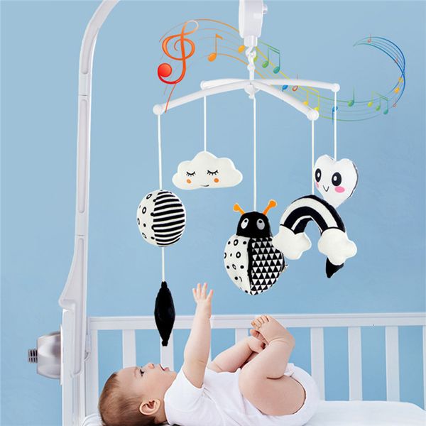 Rattles Mobiles Baby Baby Hanging Toy Berk Bell Bell Bell Cot Mobile NUSERY Lullaby Interactive Early Education Tool nascida 03 anos 230220