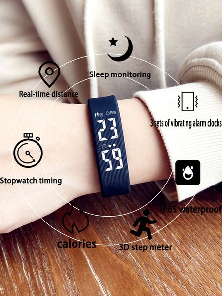 Orologi per bambini 2023 intelligenti per bambini Smart Watch da uomo Schermo Sport Fitness Impermeabile Studente sveglia vibrante 230220