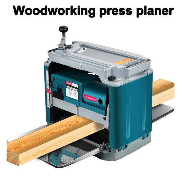 Многофункциональный деревообработок Пресс-Пресс-Планер Woodworker Power Tool 220V Домашний односторонний мощный настольный аппарат Wood Planer