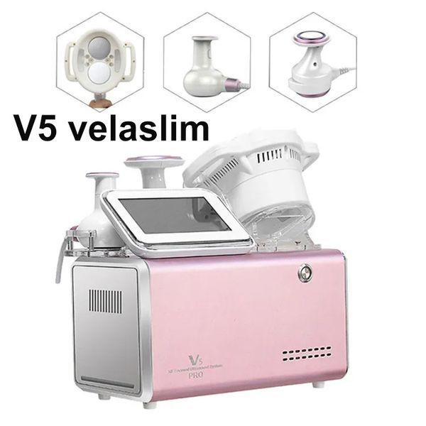 V5 Pro RF Slimming Beauty Machine de alta intensidade Cavitação focada Cavitação rápida Remoção